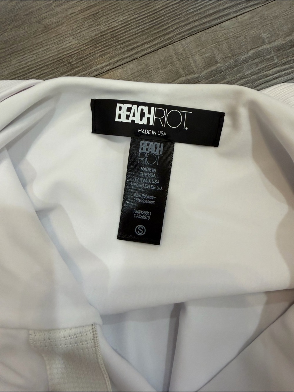 White Beach Riot Swimsuit - Picture 4 of 4